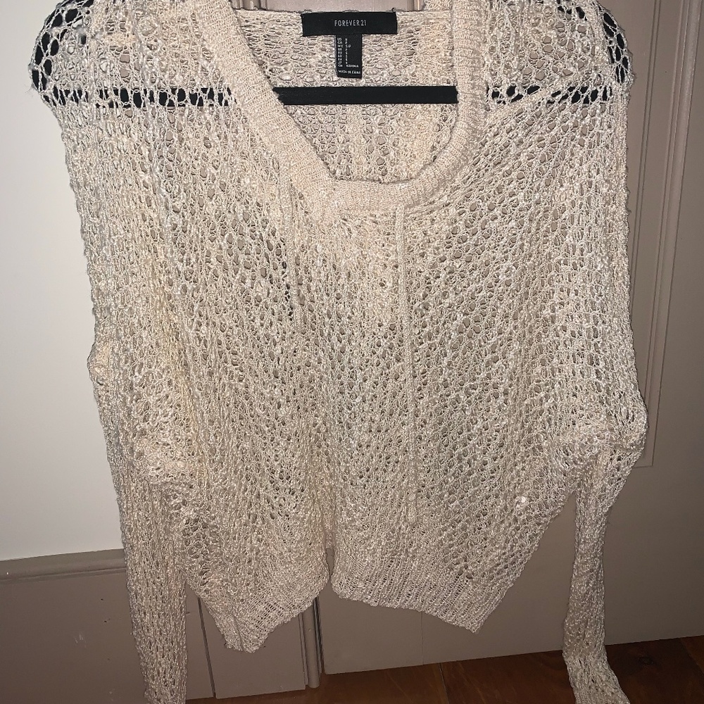 FOREVER 21 KNITTED PULLOVER